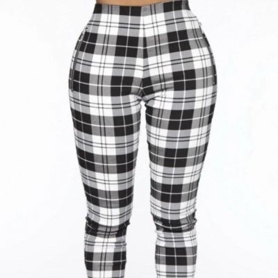 Fashion Nova Plaid Leggings